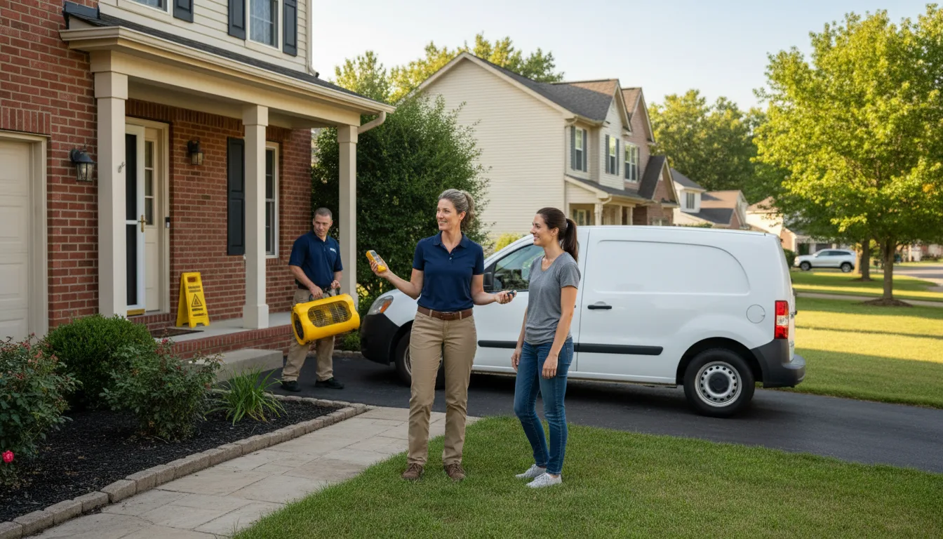 Residential water damage restoration in Millheim, PA